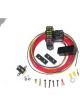 Painless Wiring 3 Circuit Aux Fuse Box W/Proof With 40Amp Relay 3Xhot C
