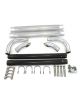 Patriot Exhaust Shielded Side Pipes Single 2Inlet, 3Out, 70Long (1070)