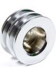 Powermaster Alternator Pulley 2V Chrome 3/8