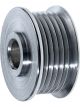 Powermaster Repl 6 Groove Alt Pulley 54Mm Od Chrome Serpentine