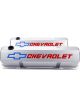 Proform Sbc Valve Cover Metalic Grey 'Chevrolet' Emblem Recessed