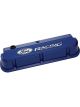 Proform Ford Racing Cast Valve Covers Blue Crinkle Raised Emblems