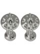 Ring Brothers Round Billet Hood Pin Kit Natural 1965-70 Ford Must