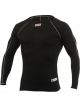 Simpson Memory Fit Underwear Top Small Long Sleeve Sfi Black