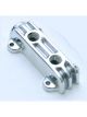 So Cal Speedshop 2 Port Finned Fuel Block 1/4 Npt Aluminium