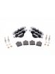 Strange Single Piston Calipers Kit w/ Sliders & Soft Metallic Pads