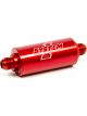 System One Med Inline Billet Fuel Filter -10An Ends 6