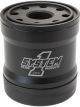 System One Billet Blk Spin On Oil Filter Metric Thread Kit 3