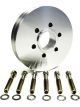 The Blower Shop 2 V Accessory Pulley Bb Chev Crank Hub