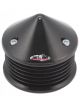 Tuffstuff 6 Groove Alternator Pulley Black W/ Bullet Nose Cover (F7653C)