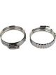 Turbosmart Worm Gear Tension Hose Clamps 1.625-2.375 Inches Pair