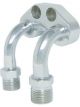 Vintage Air Comp Block Fitting Polished Air Cond