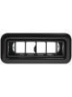Vintage Air Streamline Louver Rect 1.75 X 4 Black Alum Trim