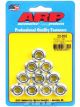 ARP Hex Nuts Steel Cadmium 10mm x 1.25 RH Serrated Flange Qty 10