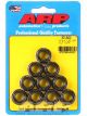 ARP Nut 12Pt Steel Black 12mm x 1.25 Thread Qty 10
