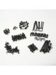ARP Engine Bolt Kit Black Chevy 5.7L LT1 LT4 with Headers Kit