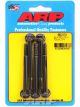 ARP Bolts Hex Head Steel Black 6mm x 1.0 RH Thread 70mm UHL Qty 5