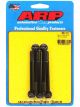 ARP Bolts Hex Head Steel Black 6mm x 1.0 RH Thread 75mm UHL Qty 5