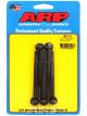 ARP Bolts Hex Head Steel Black 6mm x 1.0 RH Thread 80mm UHL Qty 5