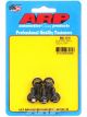 ARP Bolts Hex Head Steel Black 6mm x 1.0 RH Thread 12mm UHL Qty 5