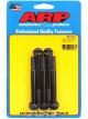 ARP Bolts 12Pt Head Steel Black 8mm x 1.25 RH Thread 75mm UHL Qty 5
