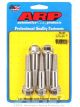 ARP Bolts S/S Hex Head 12mm x 1.50 Thread 60mm Length Qty 5