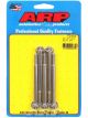 ARP Bolts 12Pt Head Stainless 6mm x 1.00 RH Thread 80mm UHL Qty 5