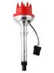 MSD Distributor Pro-Billet Dual Sync EFI Red Cap Natural Chevy