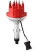 MSD Distributor Pro-Billet Dual Sync EFI Red Cap Natural Pontiac