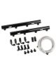 MSD Fuel Rails Atomic EFI Black Plumbing Kit For LS1/2/6 Airforce (MSD-2721)