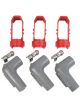 MSD Retainers Spark Plug Boot Nylon Red Pair