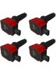 MSD Ignition Coil Direct Replacement Red Ford 2.0/2.3L Ecoboost Set Of 4