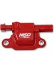 MSD Ignition Coil Blaster Gen V Gm Coils, 2014 And Up, Red, Square