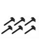 MSD Ignition Coil Blaster Coil, For '11-'16 Chrysler V6, 6-Pack, Black