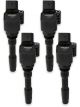 MSD Ignition Coil Blaster Square Black Audi Volkswagen L4 Qty 4 (MSD-871643)