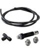 AEM Water Injection Nozzles Aluminum Black Anodized w/ Tubing Kit