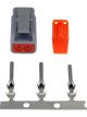 AEM Dtm-Style 2-Way Plug Connector Kit Incl Plug Wedge Lock 3 Pins