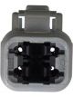 AEM Dtm-Style 4-Way Plug Connector Kit Incl Plug Wedge Lock & 5 Pins
