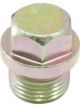 AEM Plug Fitting 18mm x 1.5 Size Male Threads External Hex Head Zinc