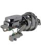 Leed Brakess 7 Inch Dual Power Booster 1-1/8 Inch Bore Flat Top Master Disc/Disc