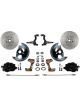 Leed Front Disc Brake Conversion Kit Cross Drilled 279mm Dia.