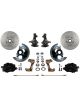Leed Front Disc Brake Conversion Kit Cross Drilled 279mm Dia.