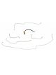 Leed Complete Car Brake Line Kit For Conversion up to 1967 V8 Mustang