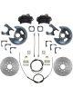Leed Rear Disc Brake Conversion Kit Cross Drilled 283mm