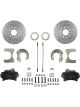 Leed Rear Disc Brake Conversion Kit Cross Drilled 283mm
