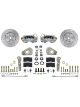 Leed Front Disc Brake Conversion Kit Cross Drilled 287mm Dia.