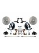Leed Front Disc Brake Conversion Kit Cross Drilled 279mm Dia.