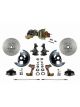 Leed Front Disc Brake Conversion Kit Cross Drilled 279mm Dia.