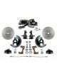 Leed Front Disc Brake Conversion Kit Cross Drilled 279mm Dia.