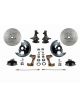 Leed Front Disc Brake Conversion Kit Cross Drilled 279mm Dia.